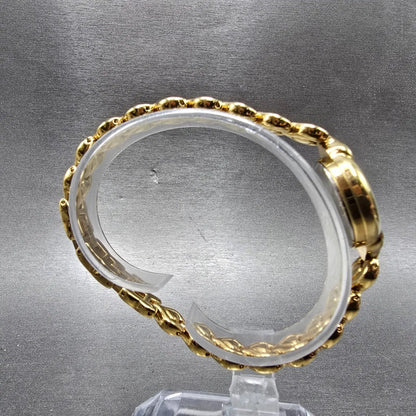 Elgin Watch Women 22mm MOP Dial Gold Tone Round Hearts ELT208ST New Battery8