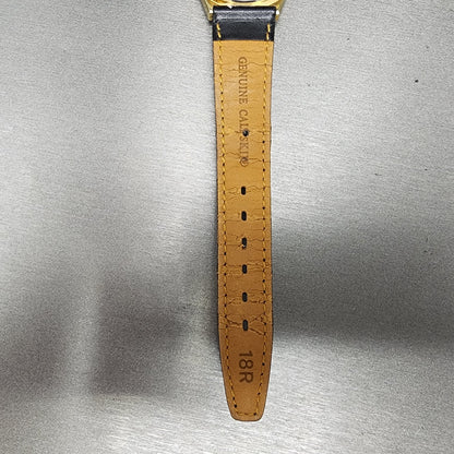 Bulova Watch Men 33mm Champagne Dial Gold Tone Date Round 84352 New Battery
