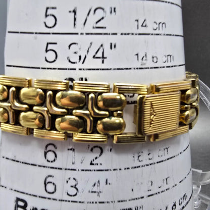 Longines QWR Tank Watch Women 17mm Black Dial Gold Rectangle New Battery VTG10