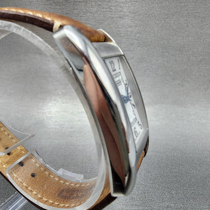 Coach Lexington Tank Watch Women 23mm MOP Dial Silver Tone Rectangle New Battery3