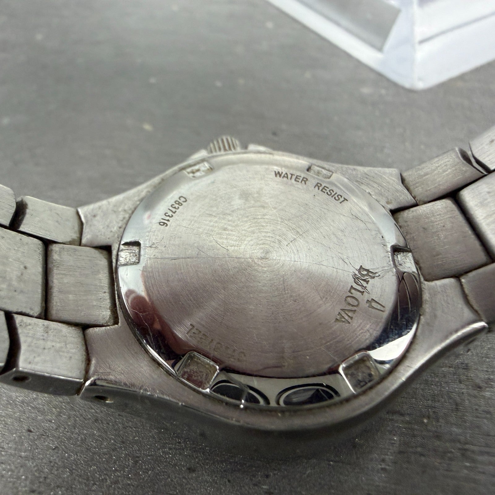 Bulova Marine Star Dive Watch Women 27mm MOP Dial Steel Date Round 96P12 New Bat9
