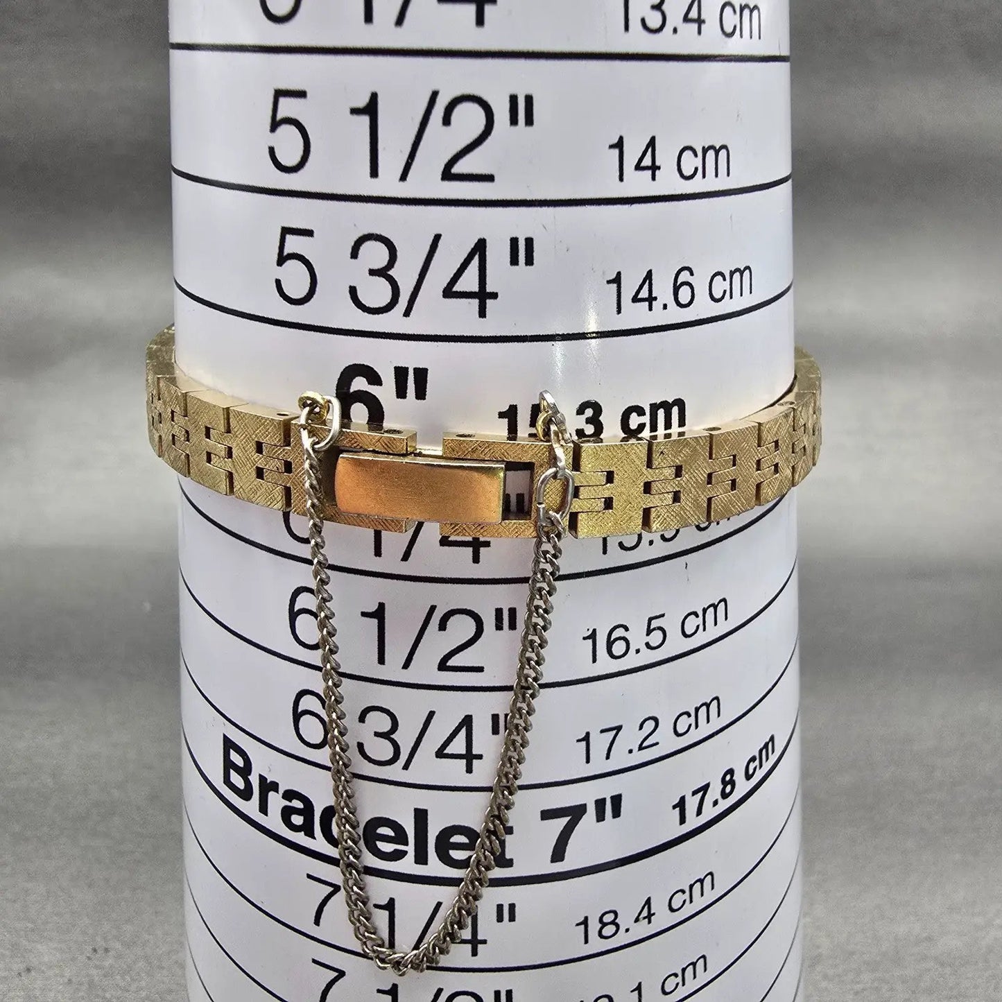 Seiko Watch Women 16mm Gold Dial Gold Tone Rectangle 1400-7619 New Battery VTG9
