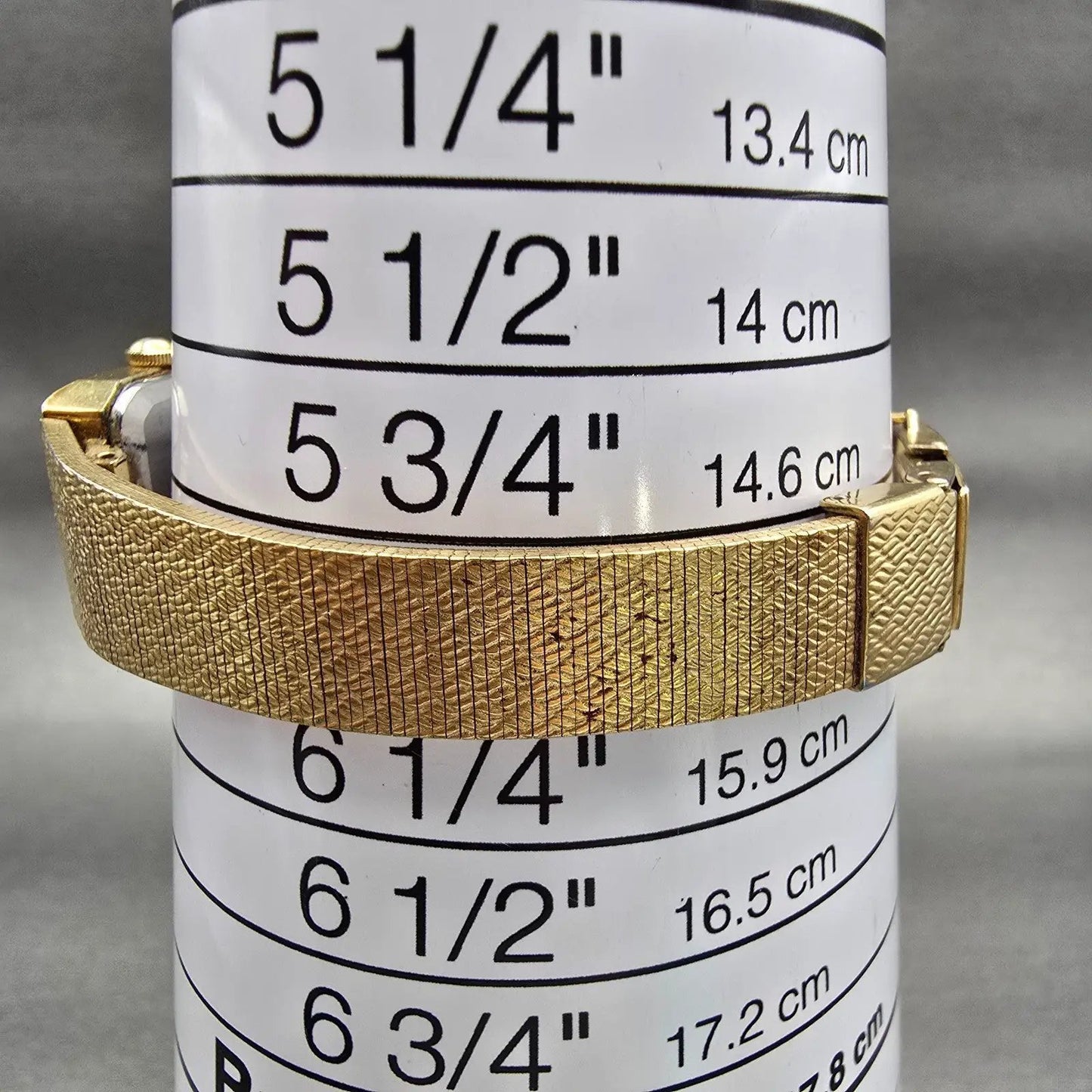 Seiko Watch Women 17mm Gold Dial Gold Tone Rectangle 5420-5390 New Battery VTG9