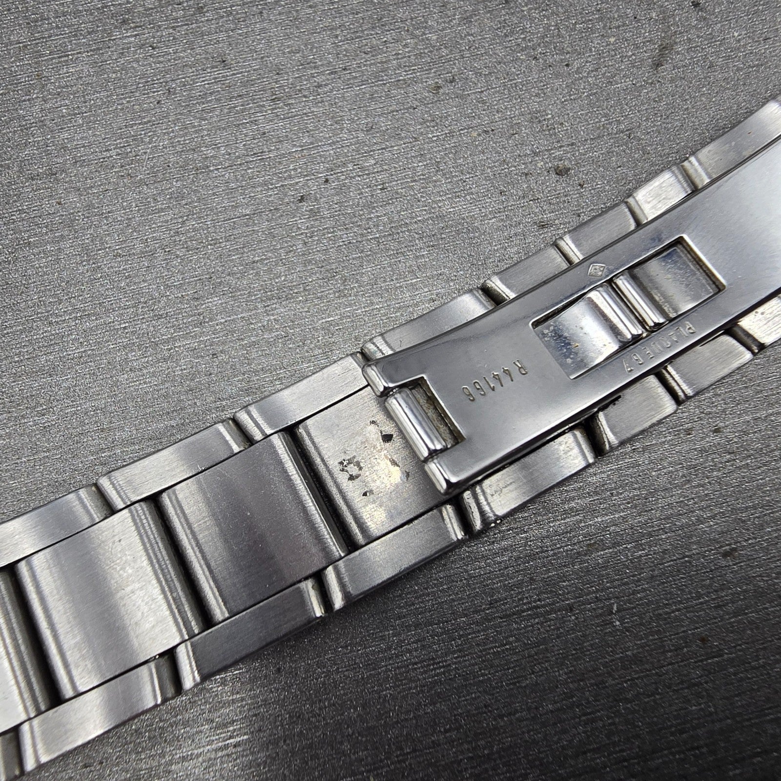 Movado Museum Bracelet 18mm Two Tone Stainless Steel Butterfly Clasp 85-G1-88512