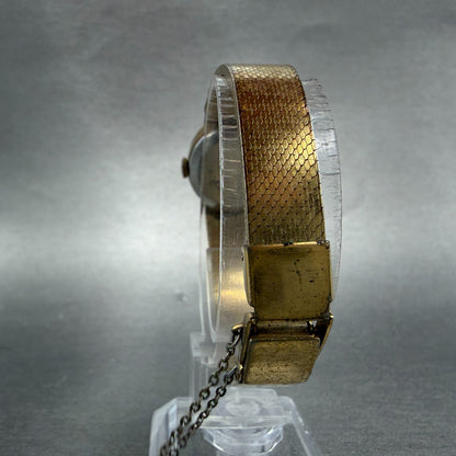 Seiko Watch Women 21mm Champagne Dial Gold Tone Round Manual 11-4670 Runs VTG7