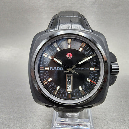 Rado HyperChrome XL Watch Men 46mm Black Dial Black Ceramic Daydate Automatic