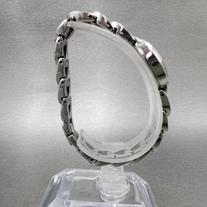 Seiko Watch Women 16mm Pink Dial Silver Tone Oval 1N000MG0 New Battery8