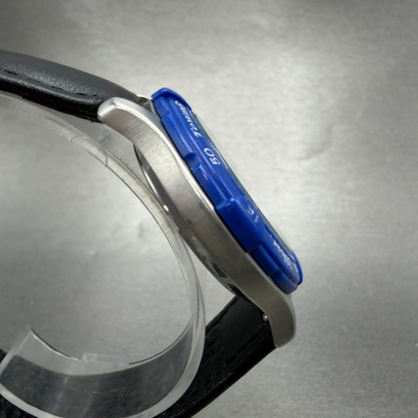 Orient Town & Country Dive Watch Men 36mm Blue Dial Silver Tone Date New Battery3