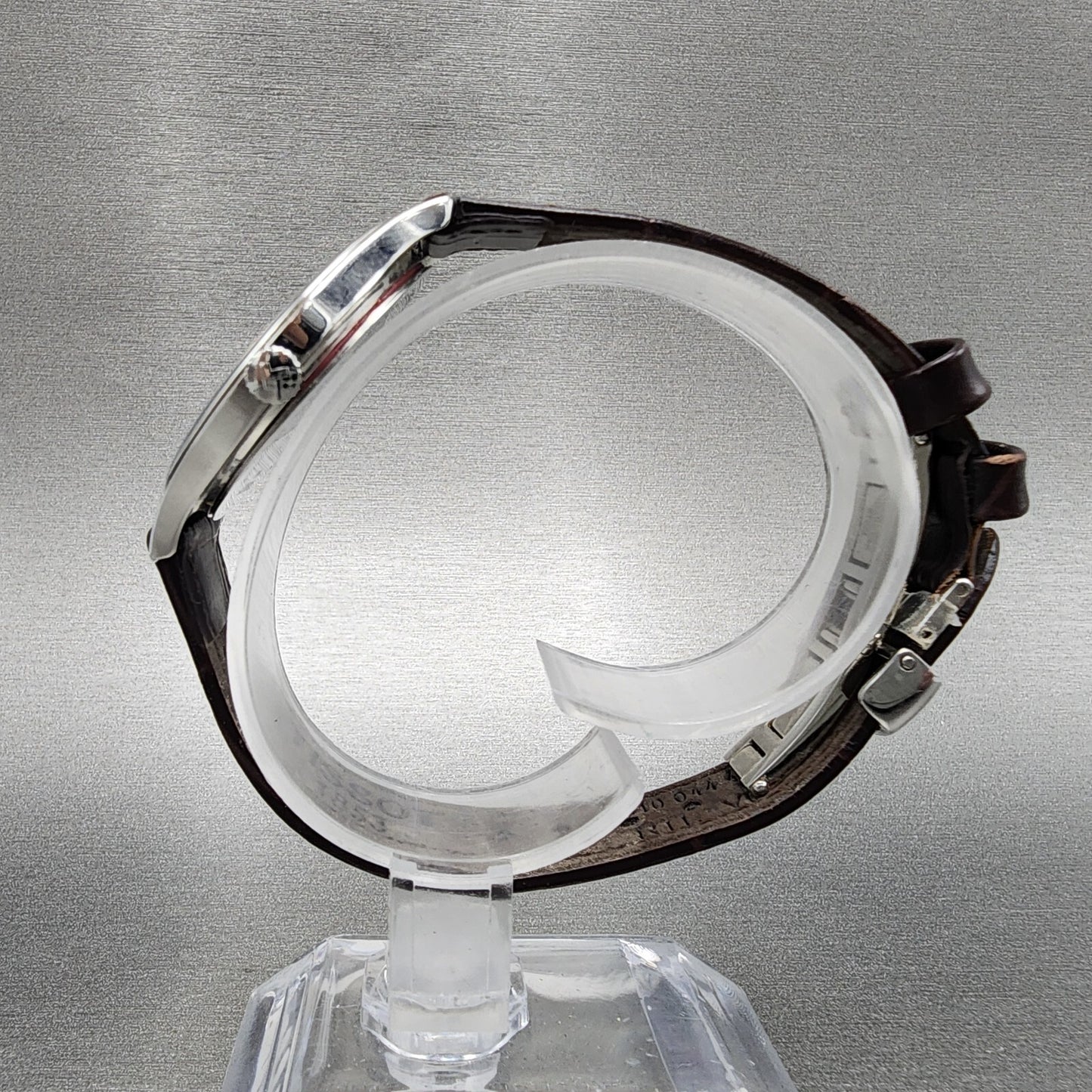 Tissot Tradition Watch Women 31mm Silver Dial Stainless Steel Case Leather Band6