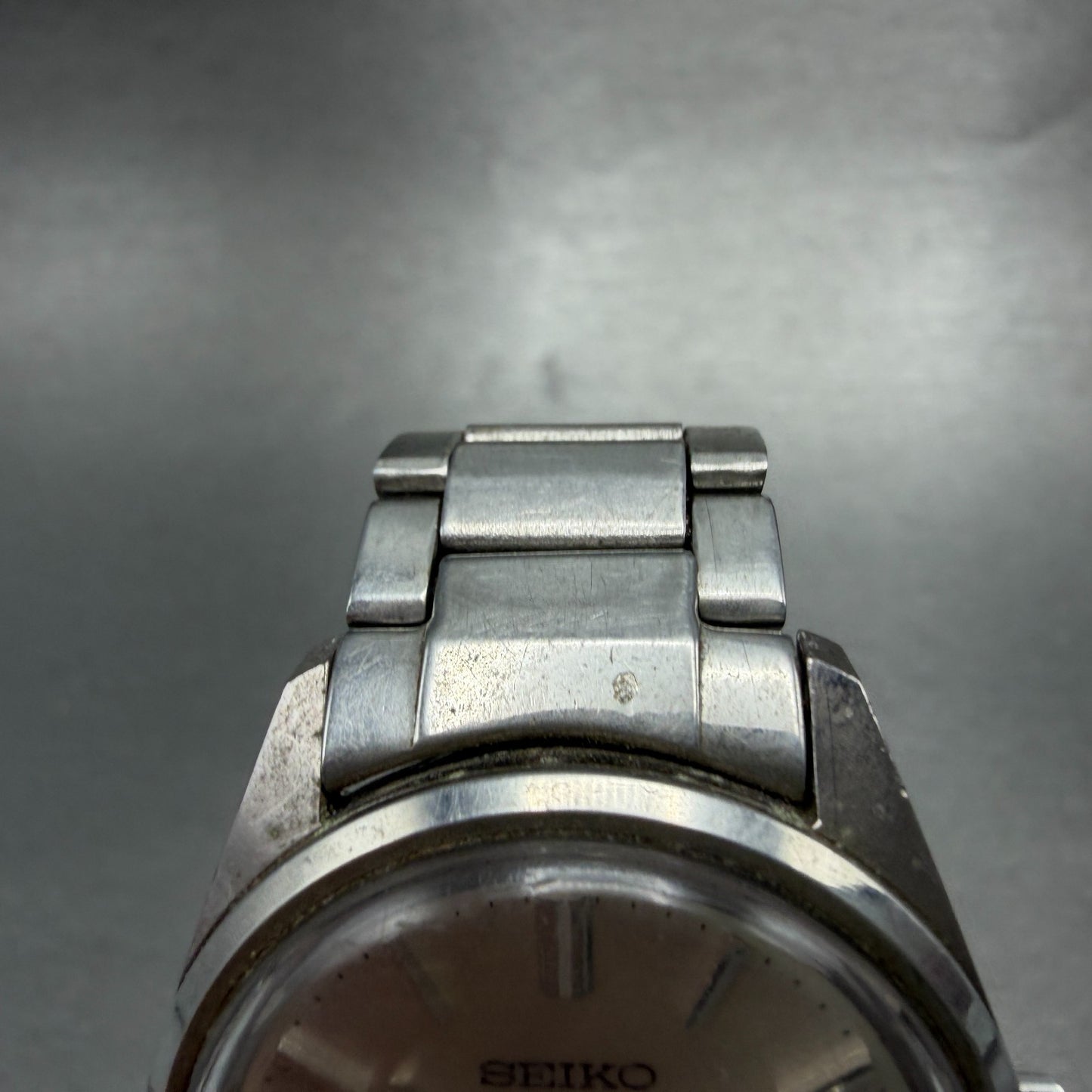 Seiko Sportsman Watch Men 34mm Silver Dial Steel Date Manual 6602-7030 Runs VTG4