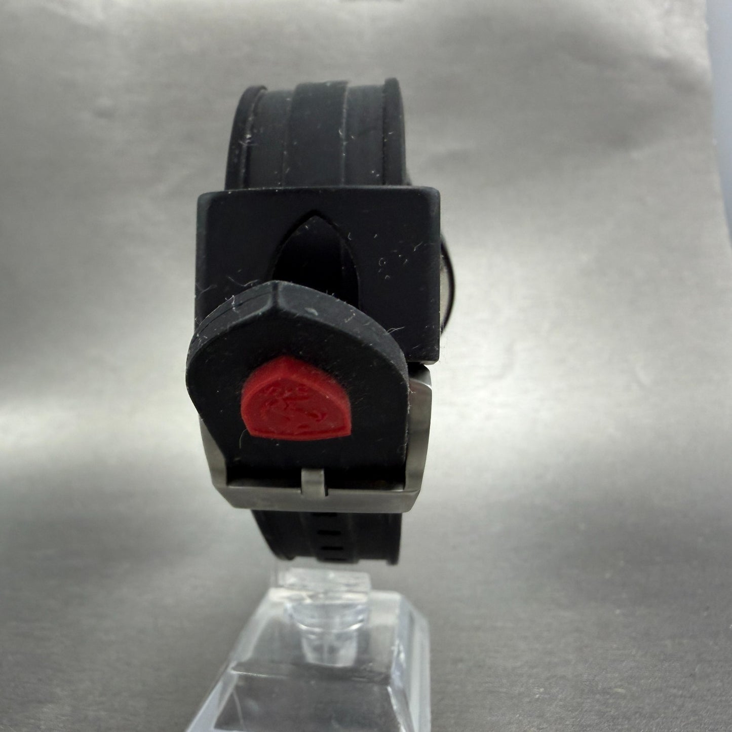 Scuderia Ferrari Chronograph Watch Men 45mm Black Black Tone Date New battery7