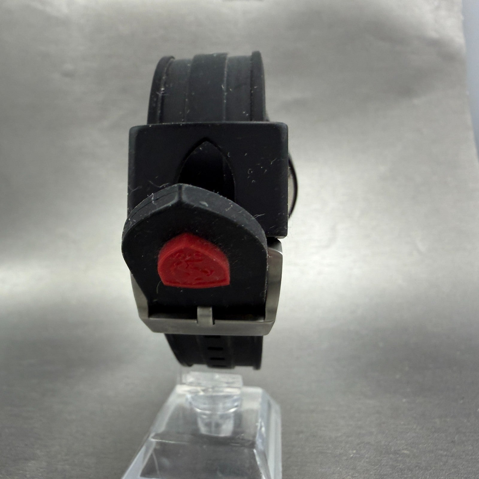 Scuderia Ferrari Chronograph Watch Men 45mm Black Black Tone Date New battery7