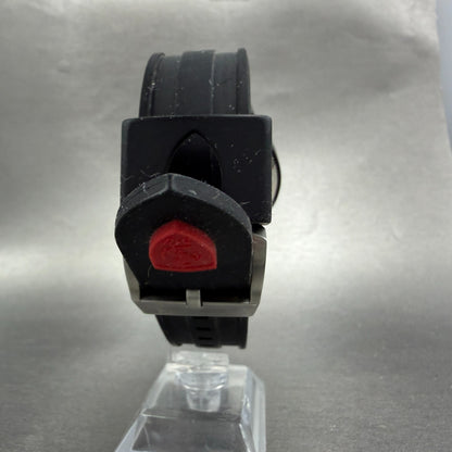 Scuderia Ferrari Chronograph Watch Men 45mm Black Black Tone Date New battery7