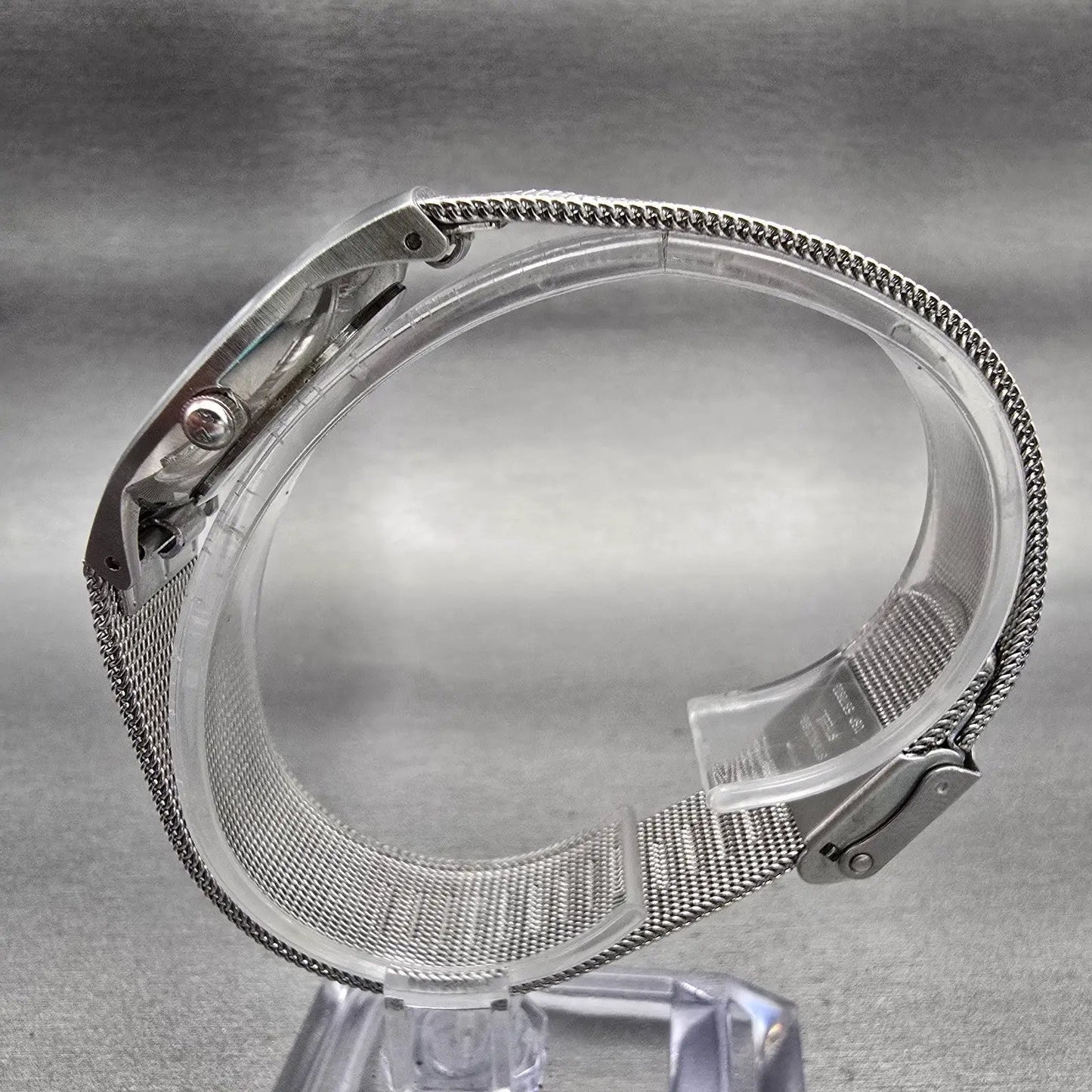 Skagen  Slimline Watch Women 28mm Silver Dial Silver Tone 233SSS New Batt6
