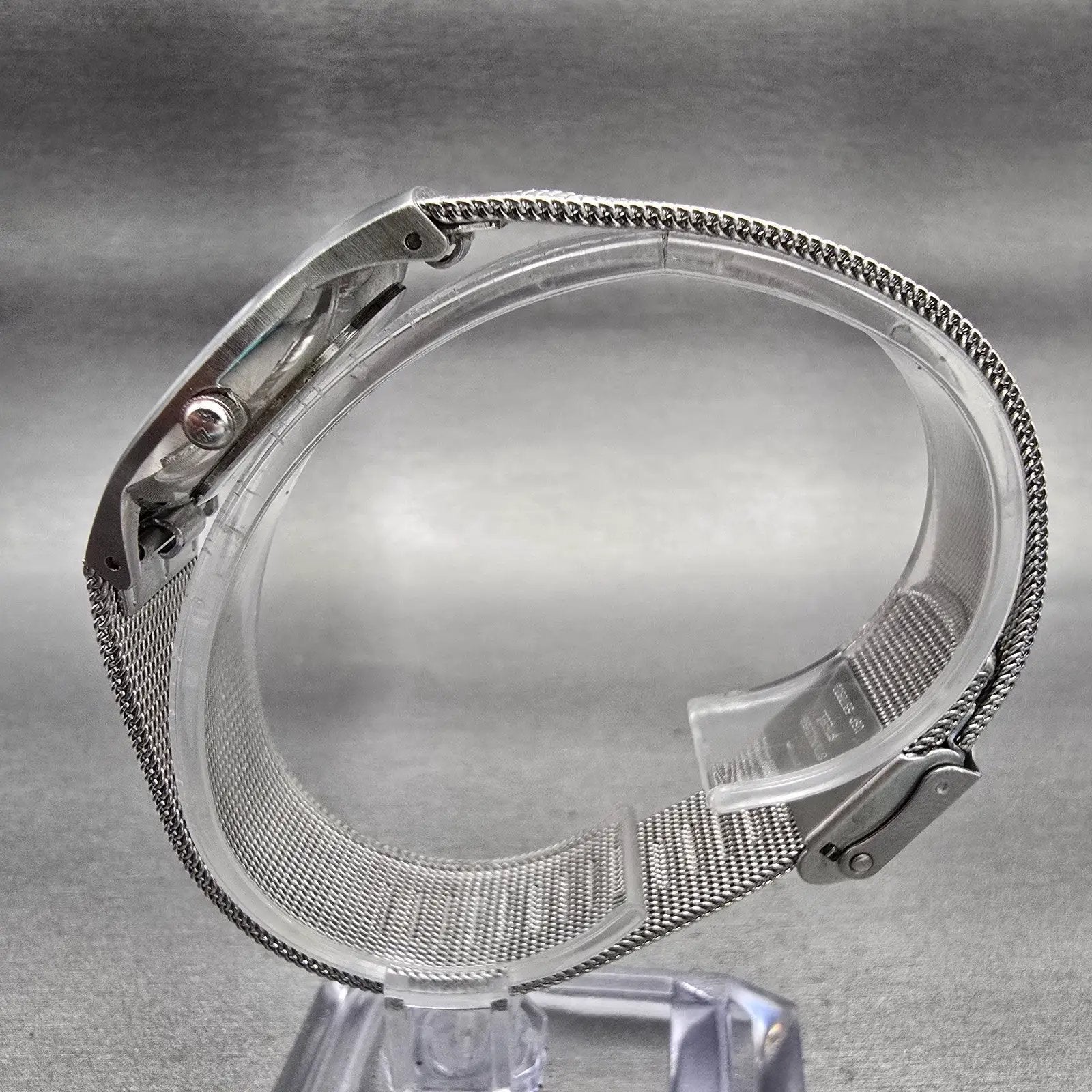 Skagen  Slimline Watch Women 28mm Silver Dial Silver Tone 233SSS New Batt6