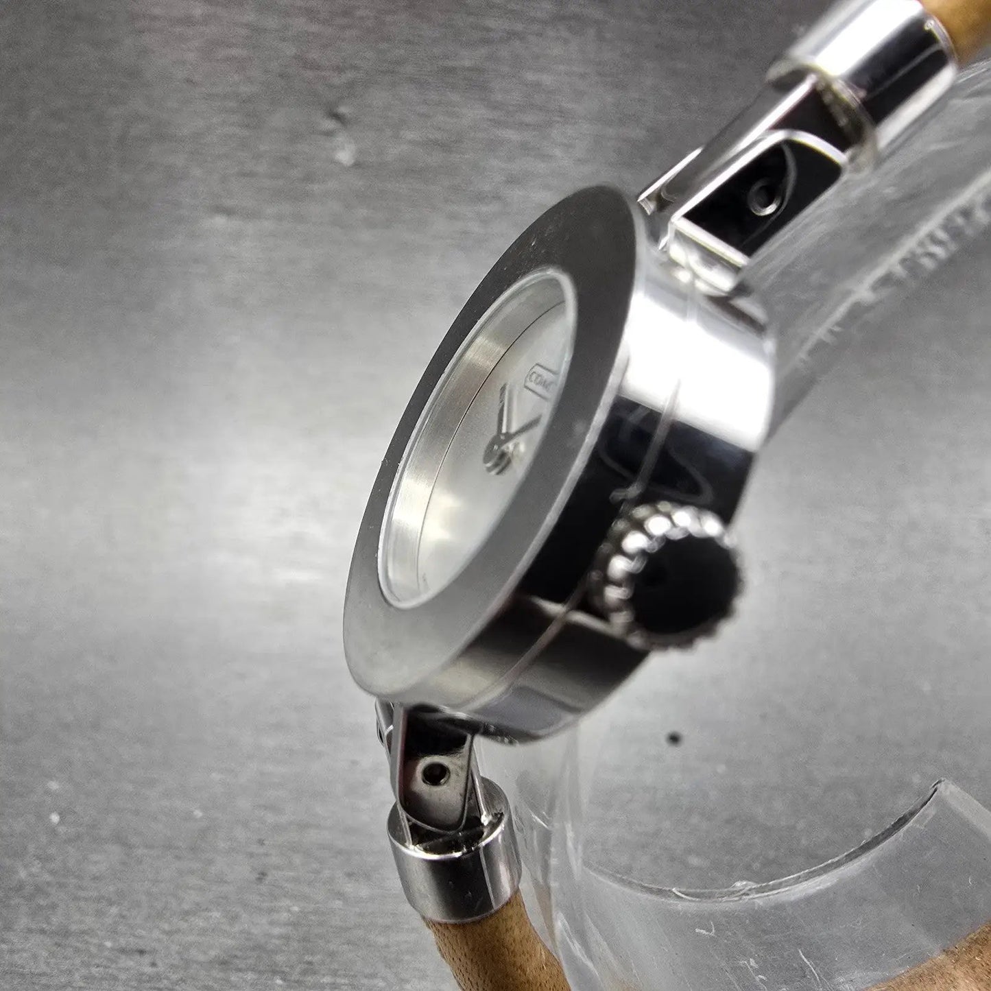 Coach Watch Women 23mm Silver Dial Silver Tone Round 0252 New Battery2