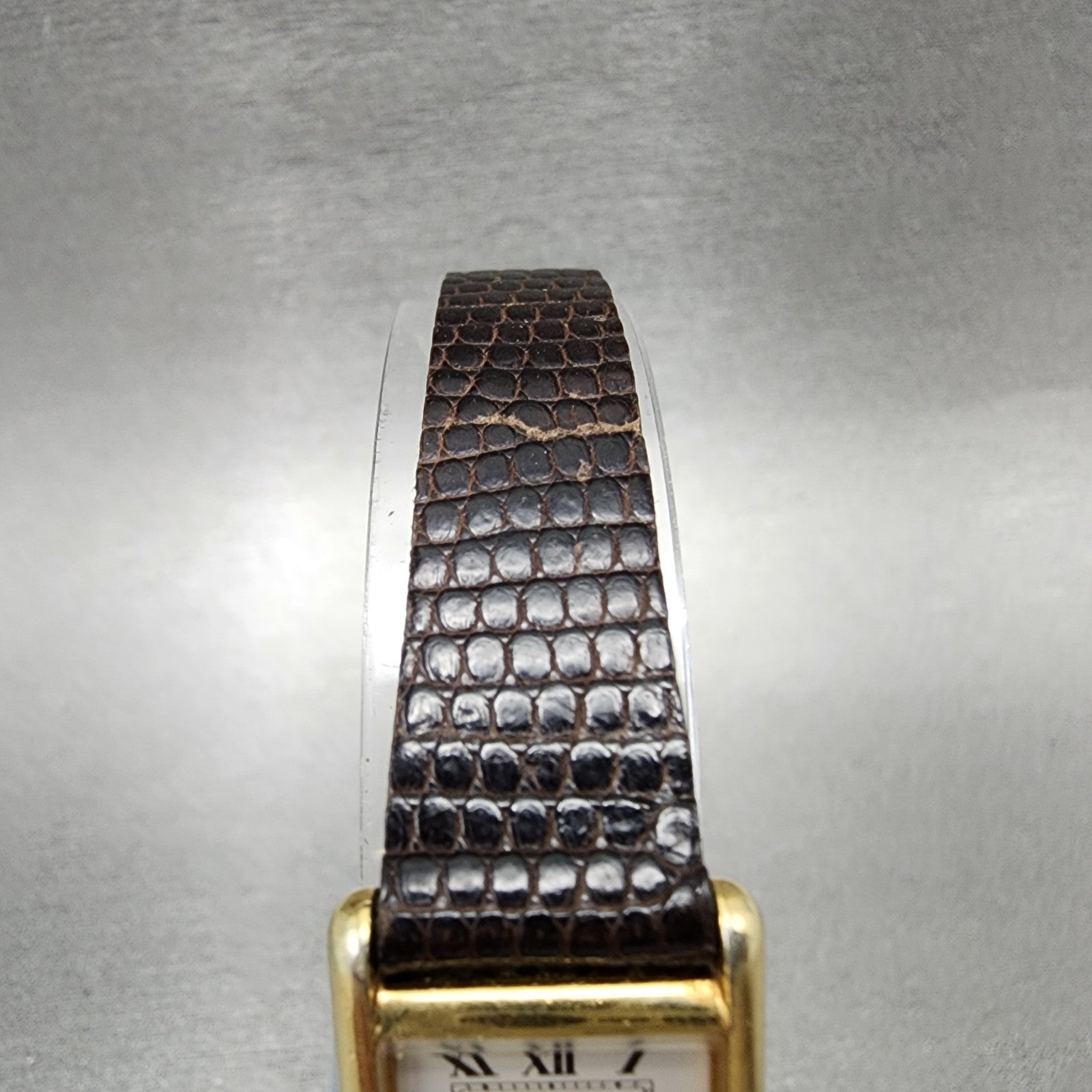 Seiko Tank Watch Women 18mm White Dial Gold Tone 14005039 New Battery4