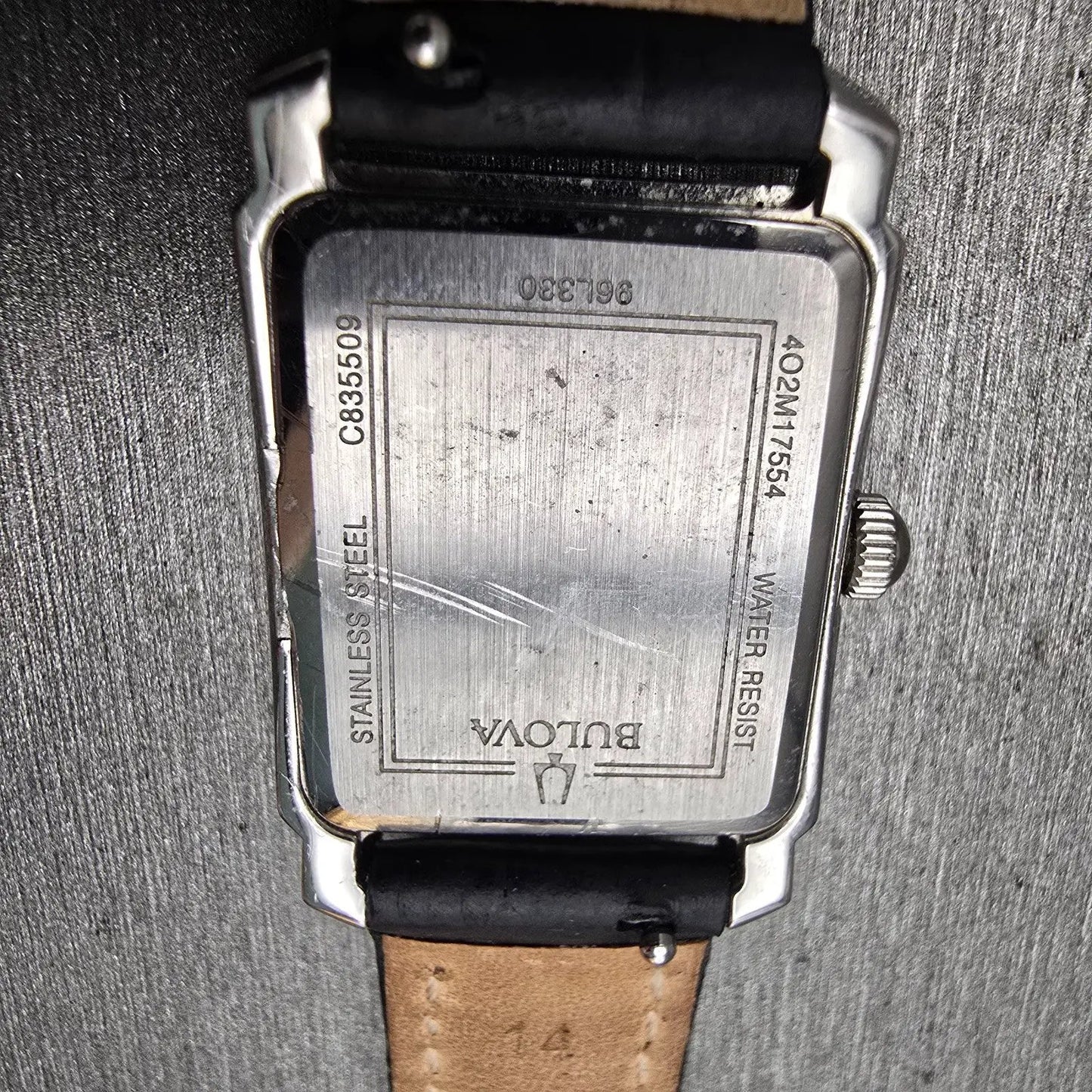 Bulova Tank Watch Women 21mm MOP Dial Silver Tone Rectangle 96L330 New Battery10