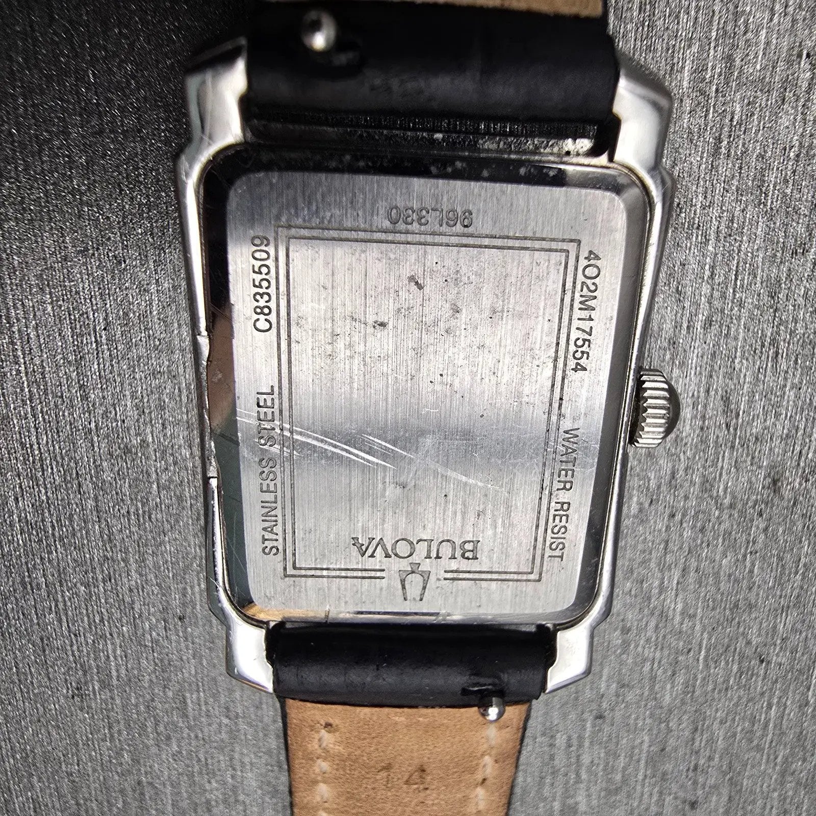 Bulova Tank Watch Women 21mm MOP Dial Silver Tone Rectangle 96L330 New Battery10