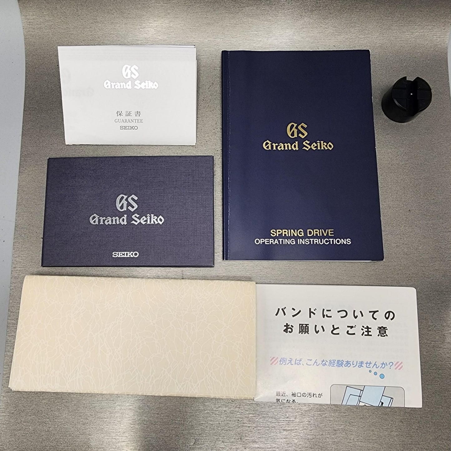 Grand Seiko SBGA001 Watch Men 40mm Champagne Dial Date Steel Date Full Set10