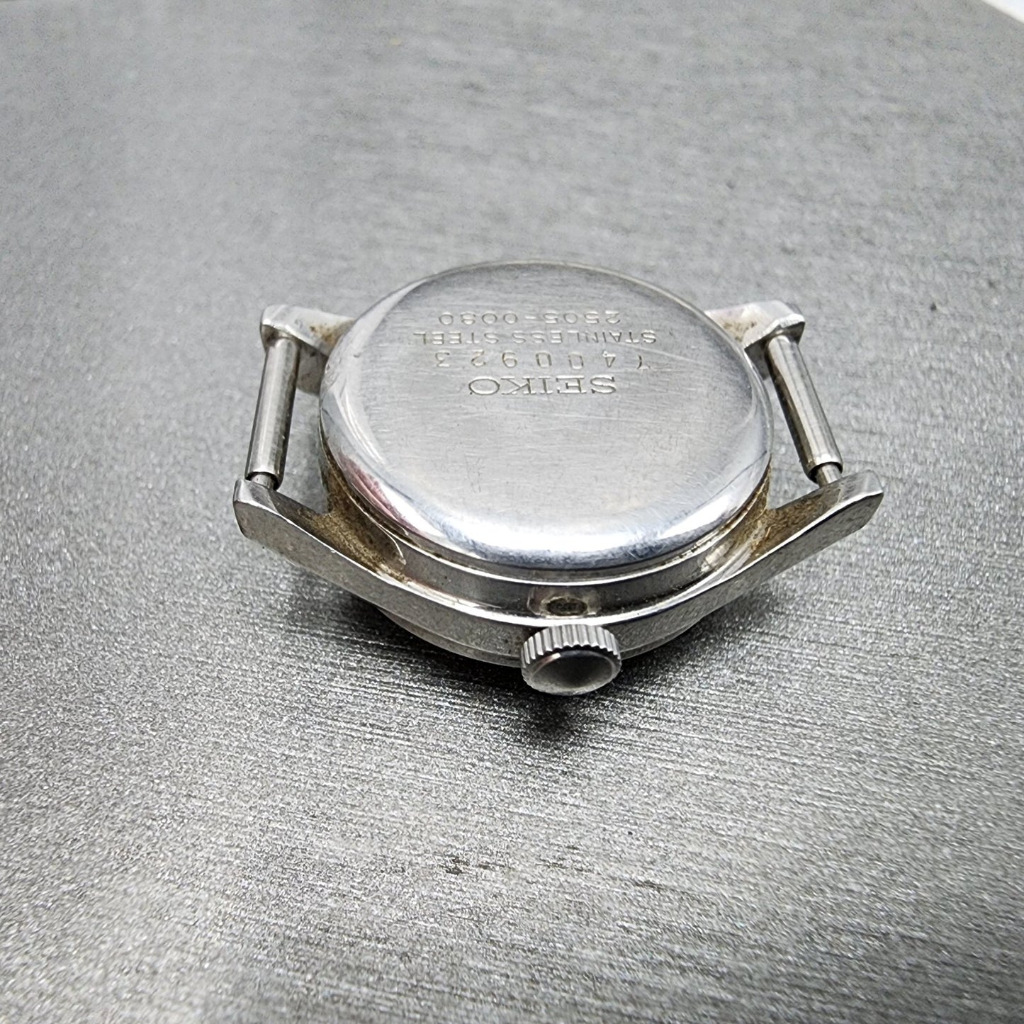 Seiko Seikomatic Lady Watch Women 22mm Silver Dial Steel Date Round Runs9