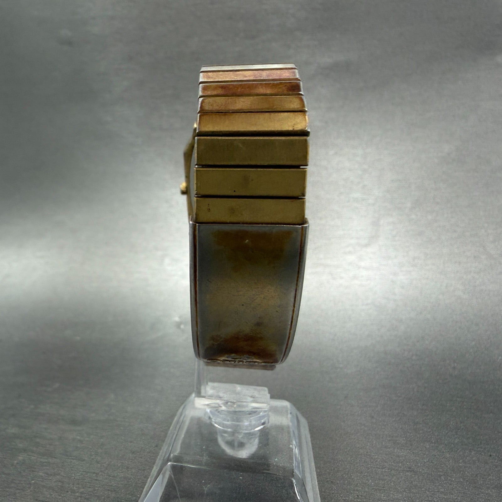 Seiko Analog Digital Watch Men 29mm Alarm Chrono Gold Tone H249-5149 PARTS8