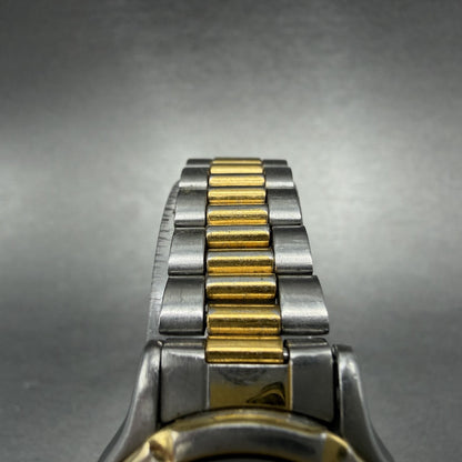 Seiko SQ Sports 150 Watch Women 27mm Black Dial TwoTone Daydate 3Y03-0A69 NewBat4