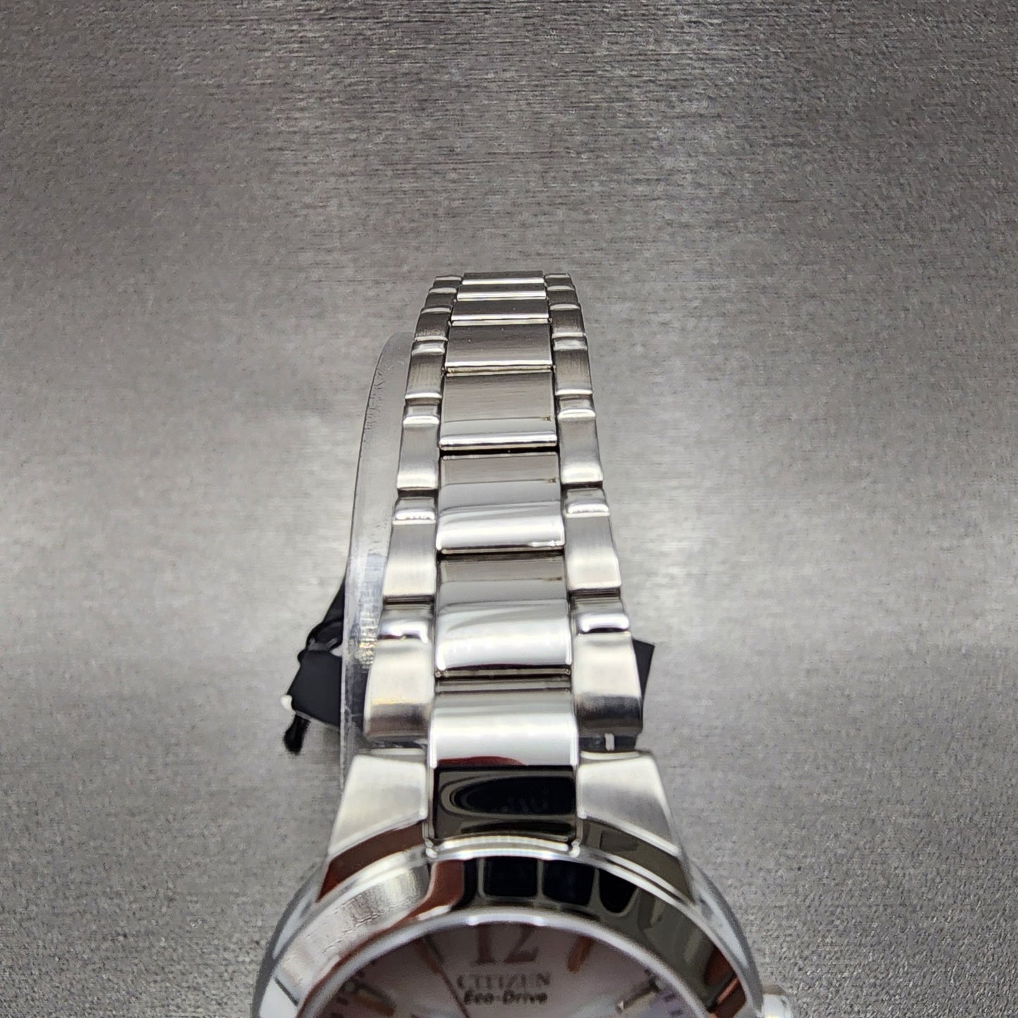 Citizen EcoDrive Chandler Watch Women 26mm MOP Dial Steel Date Round Works4