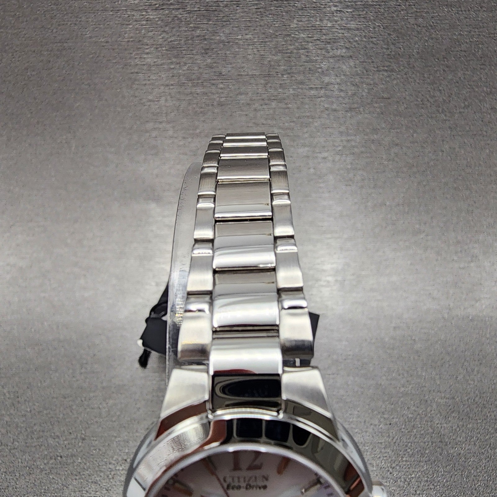 Citizen EcoDrive Chandler Watch Women 26mm MOP Dial Steel Date Round Works4