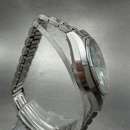 Seiko Watch Women 26mm Green Dial Silver Tone Daydate 2623-0100 New Battery3