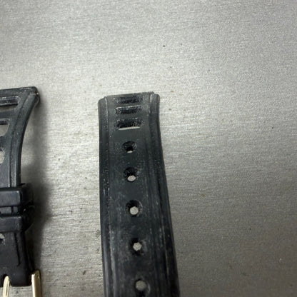 Seiko Dive Watch band 16mm Black Rubber HL 771  Japan Vintage4