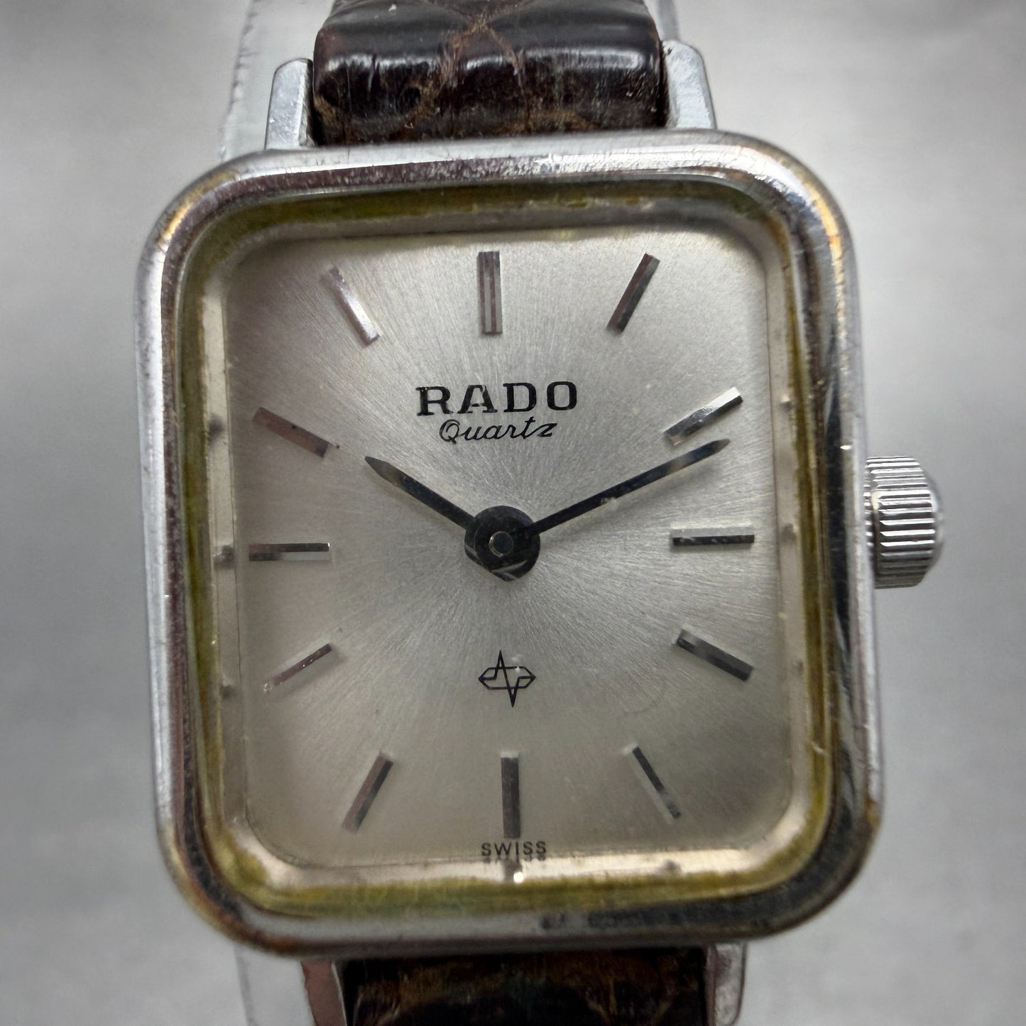 Rado Tank Watch Women Silver Dial Silver Tone Rectangle 133.9514.2 PARTS2