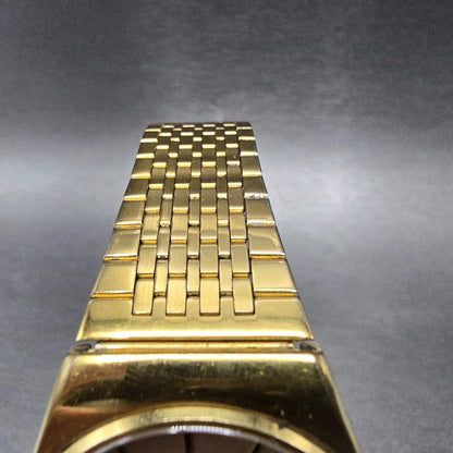Seiko 7813-8009 Watch Case & Cream Dial Gold Tone Round 37mm W/Crystal and Hands4