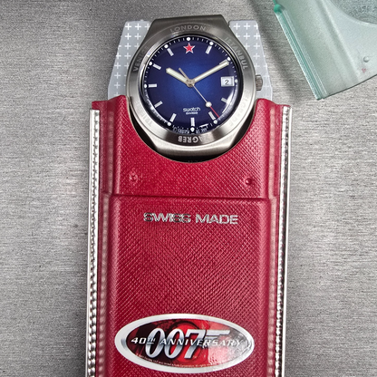 Swatch James Bond From Russia with Love Watch Men 37mm YGS423 New Battery NOS0