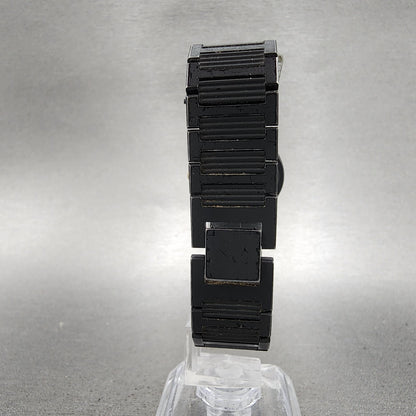 Seiko Watch Women 25mm Silver Tone Black Tone Round 2c200260 New Battery7