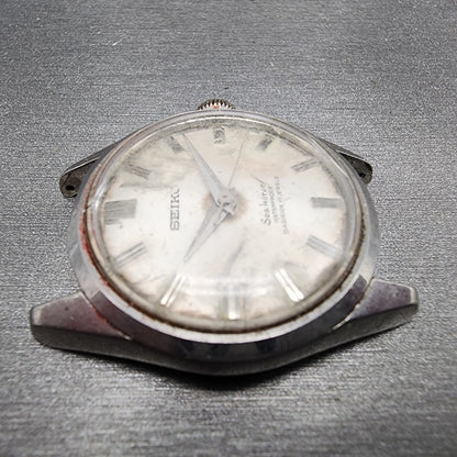 VTG Seiko Seahorse Watch Women 31mm White Dial Steel Round Manual Wind Runs3