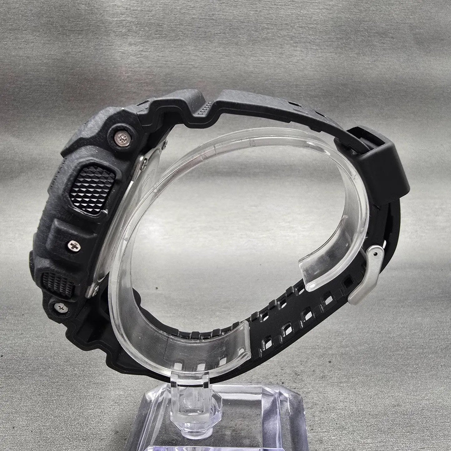 Casio G-Shock GA-110HT Watch Men 51mm Black Dial Black Chrono Alarm New Battery6