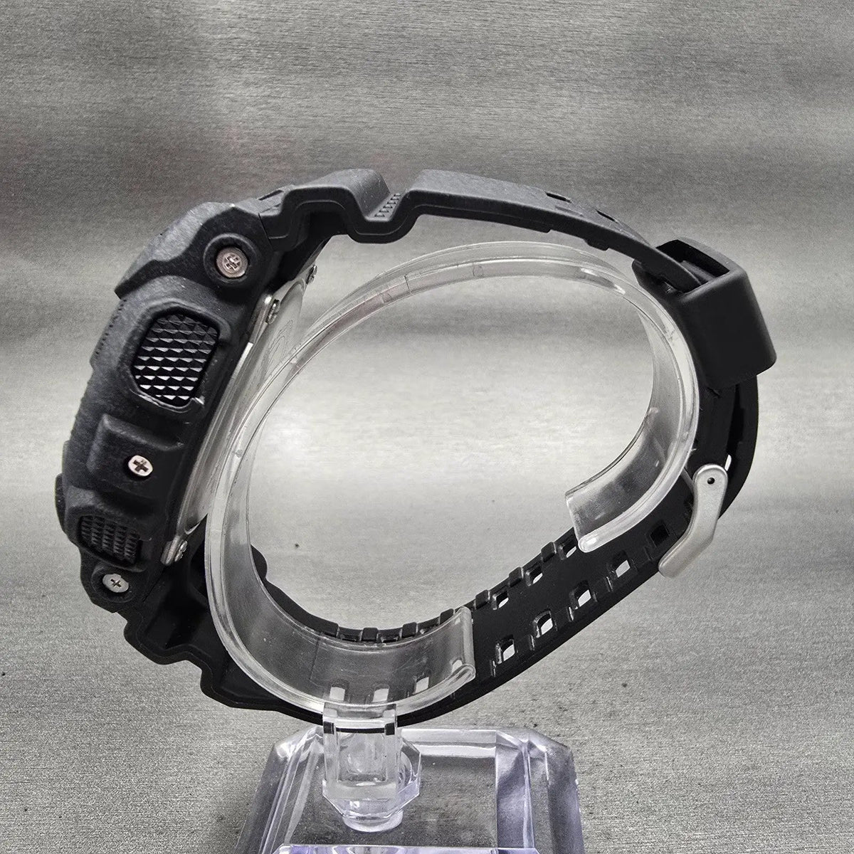 Casio G-Shock GA-110HT Watch Men 51mm Black Dial Black Chrono Alarm New Battery6
