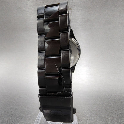 Swiss Military Hanowa Watch Women 36mm Purple Dial Black Date 65023 New Battery7