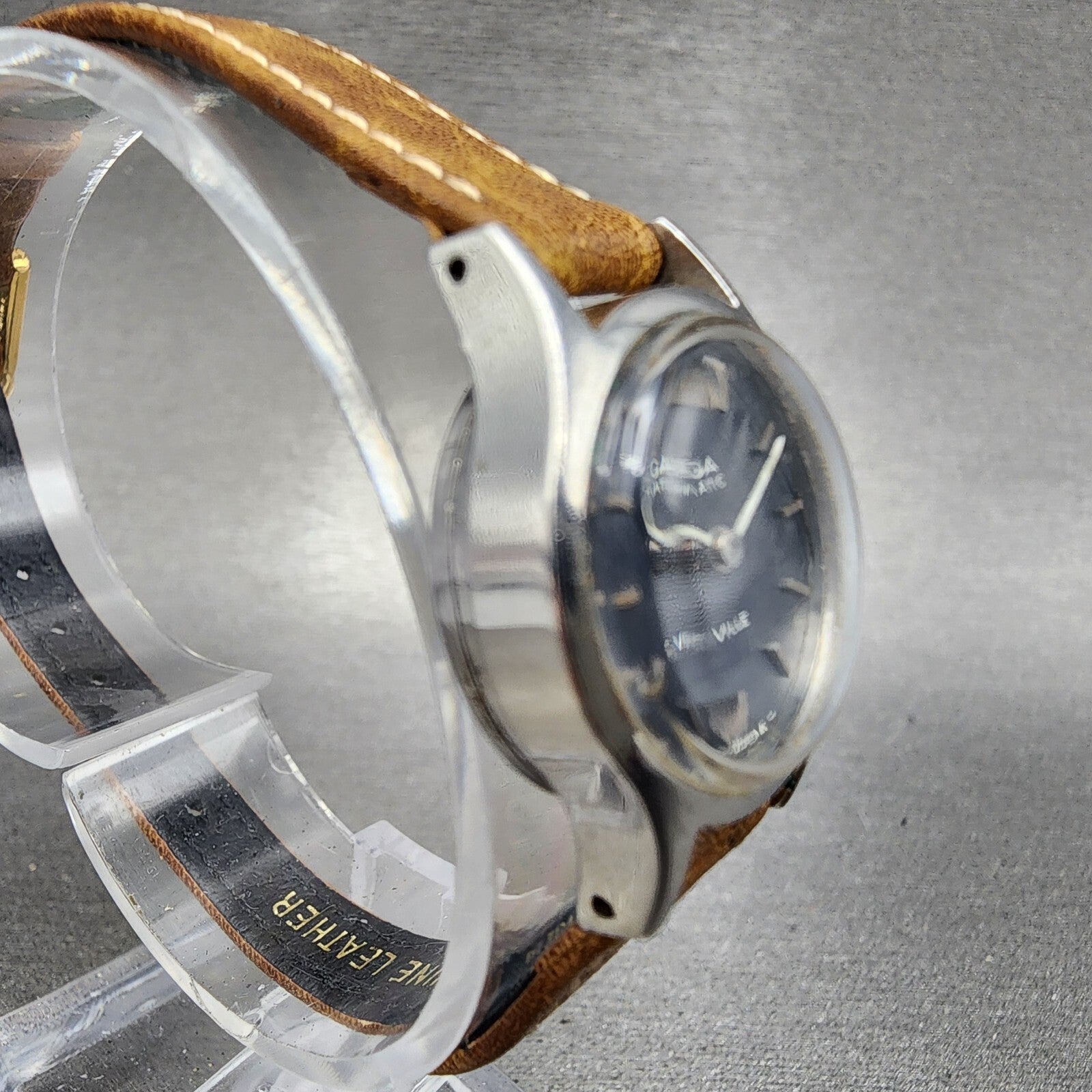 Omega De Ville Automatic Watch Women 20mm Blue Dial Steel Round Cal 671 Runs3