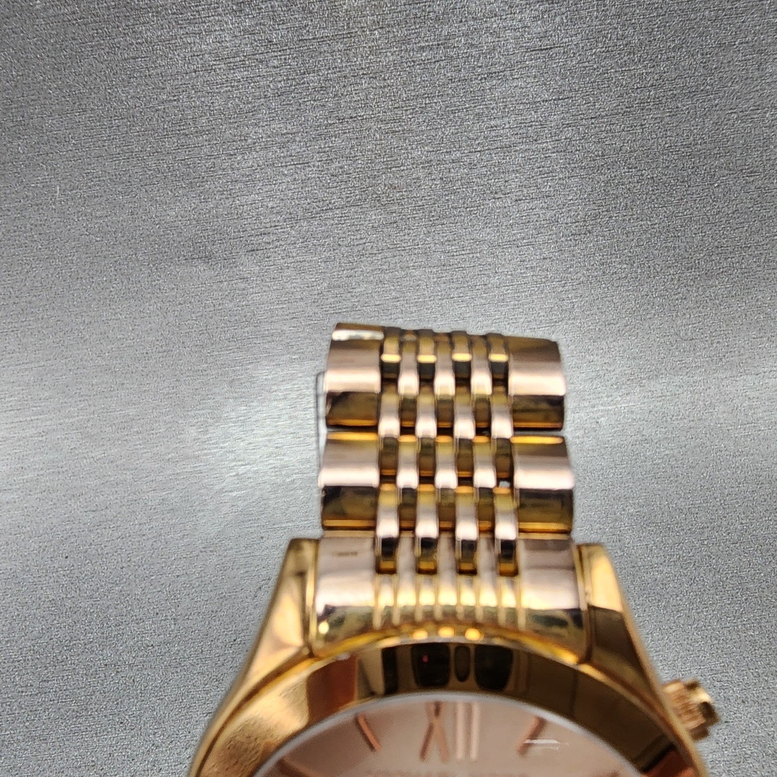 Michael Kors Watch Women Watch 42mm Coronagraph Pink Dial Rose Gold Tone New Bat4