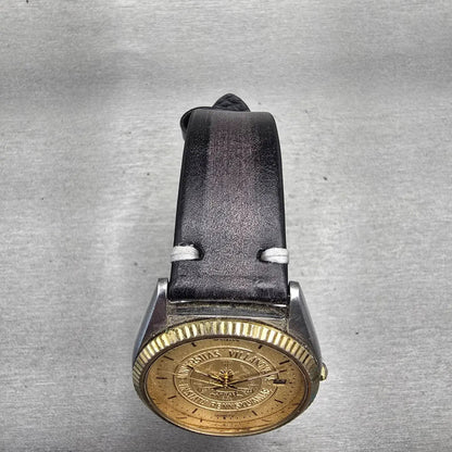 Seiko Villanova President Watch Men 36mm Gold Dial TwoTone Date 5H23-8029 NewBat4