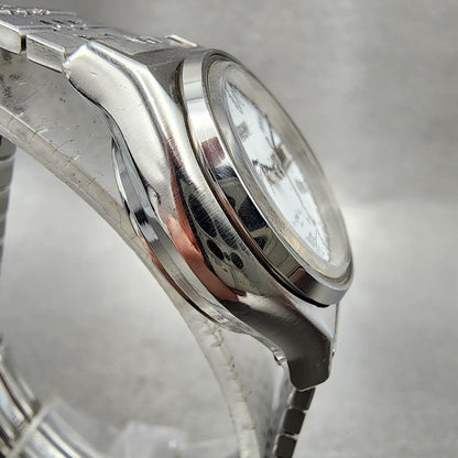 Seiko Automatic Watch Women 27mm White Dial Silver Tone Daydate 24060060 PARTS4