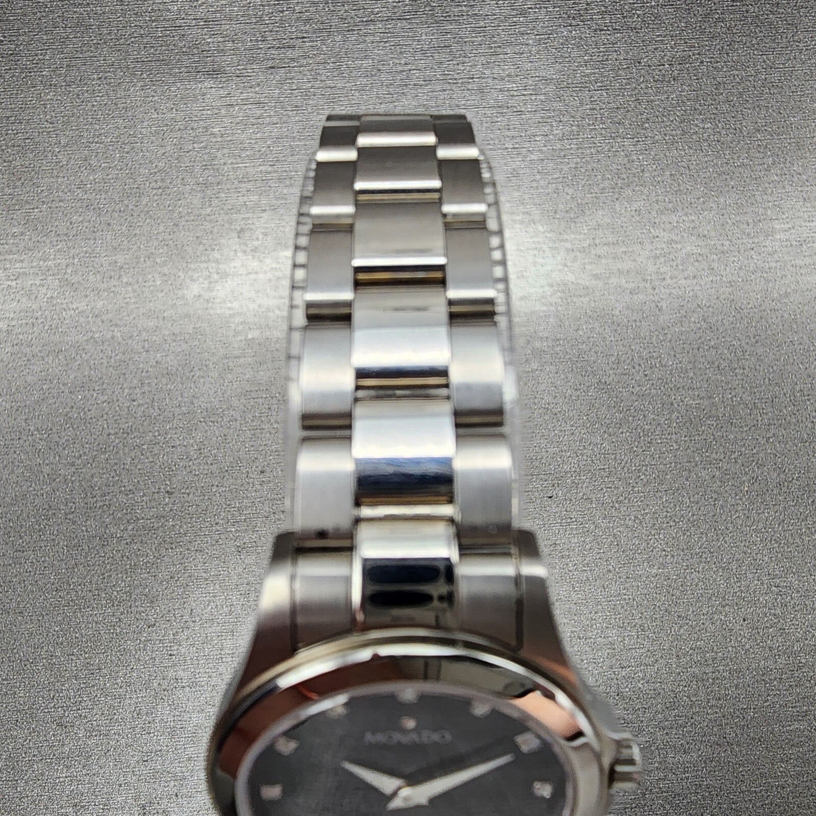 Movado Junior Sport Watch Women 26mm Black Dial Steel Round New Batt Full Set5