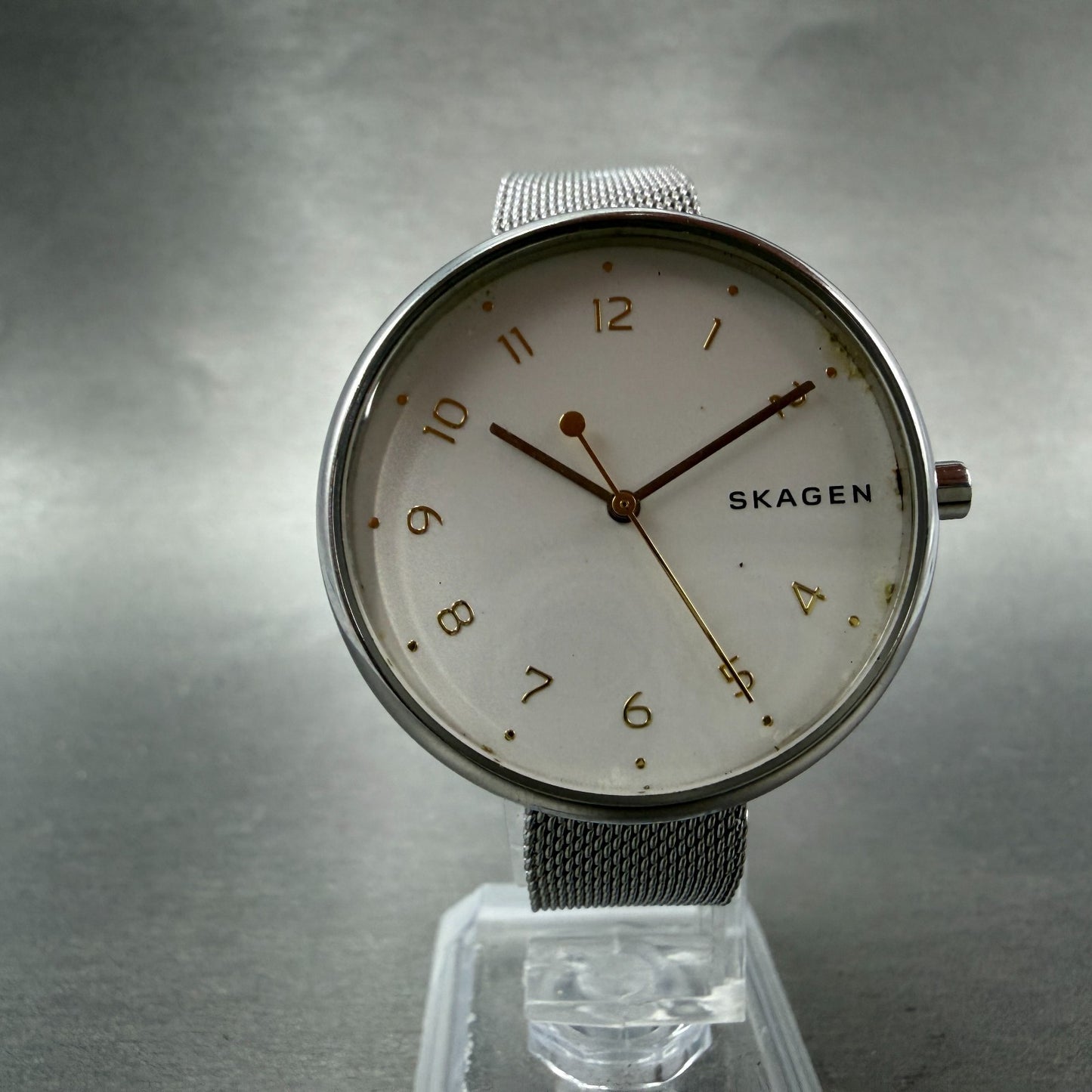 Skagen Signature Watch Women 36mm White Dial Silver Tone SKW2623 New Battery5