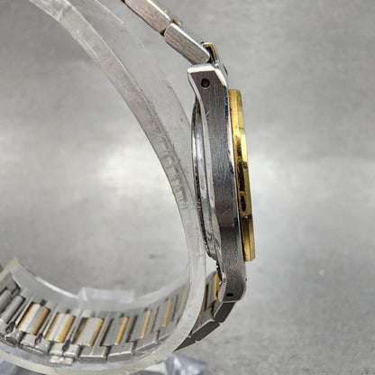 Seiko Watch Women 23mm White Dial Two Tone Octagon 12210040 New Battery3