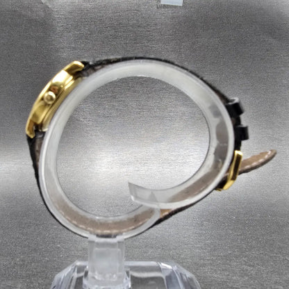 Raymond Weil Watch Women 22mm White Dial Gold Plated Date 5307-2 New Battery6