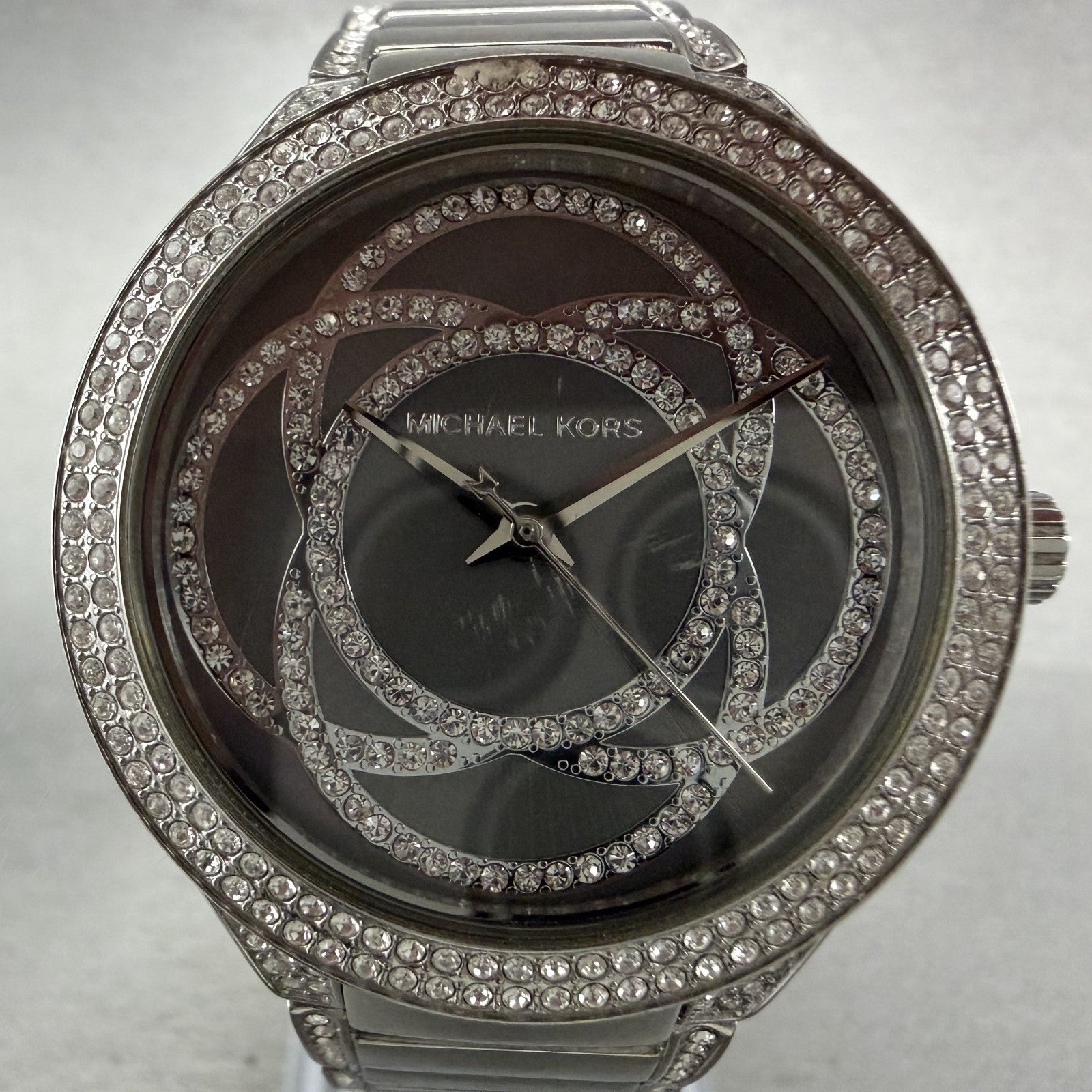 Michael Kors Kerry Watch Women 32mm MOP Dial Steel MK-3480 New Battery1