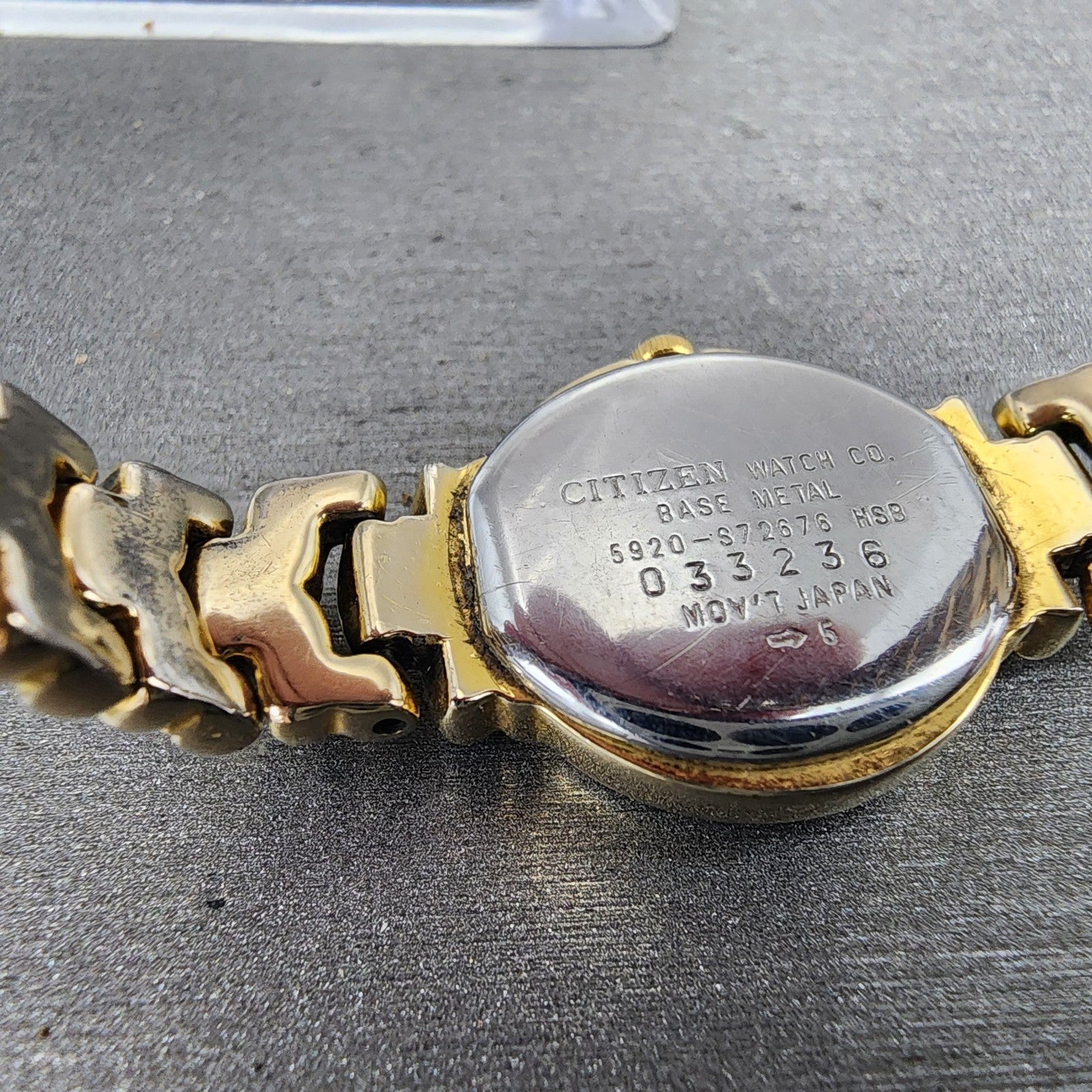 Citizen Watch Women 19mm Champagne Dial Gold Tone 5920S72676 New Battery9