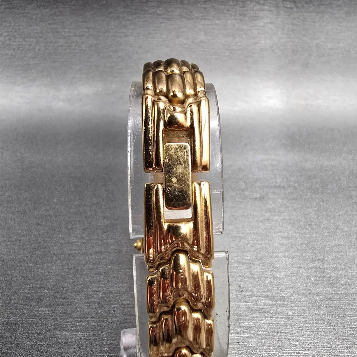 Seiko Watch Women 18mm White Dial Gold Tone Oval 4N00-7209 New Battery Vintage7